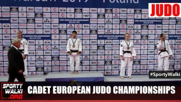 Cadet European Judo Championship Warsaw 2019 – dekoracja