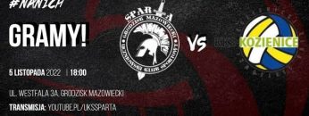 🎦🏐UKS Sparta Grodzisk Mazowiecki🆚KKS Kozienice (05/11/2022)