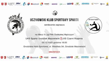🎦🏐UKS Sparta Grodzisk Mazowiecki🆚 LKS Czarni Rząśnia (03/12/2022)