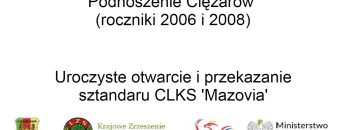 Na żywo:  Mistrzostw Krajowego Zrzeszenia LZS – przekazania sztandaru